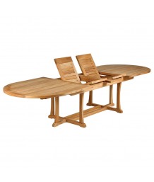 Barlow Tyrie - Stirling Teak Extending 320cm Oval Dining Table